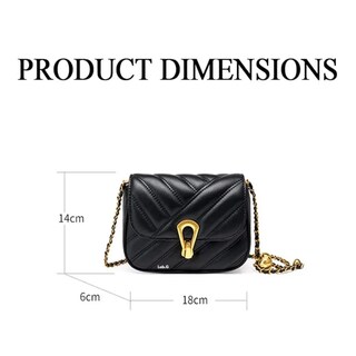 Foto 2 | Foto 2 | Bolsa Elegante Moda Para Mujer Bandolera Crossbody Lab.g, Negro