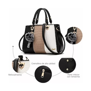 Foto 5 | Foto 5 | Bolsa Mujer Dama Elegante Hombro Oblicuo Portátil 3 En 1 Lab.g Multicolor