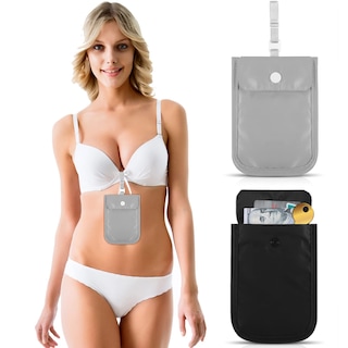 Foto 1 | Foto 1 | Sujetador De Viaje Saintrygo Wallet Para Mujer (negro, Gris) - Venta Internacional.