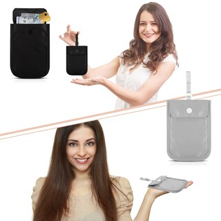 Foto 5 | Foto 5 | Sujetador De Viaje Saintrygo Wallet Para Mujer (negro, Gris) - Venta Internacional.