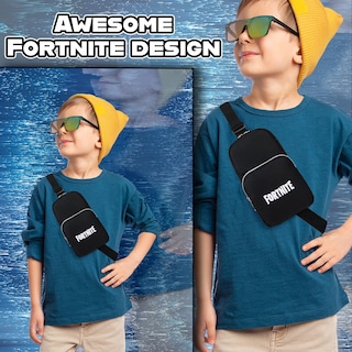 Foto 3 | Foto 3 | Bandolera Fortnite Boys Ajustable Para Niños, Bolsa De Viaje - Venta Internacional.
