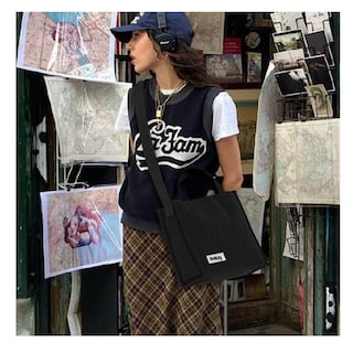 Foto 5 | Foto 5 | Bolso Mujer De Pana Casual Belug Negro