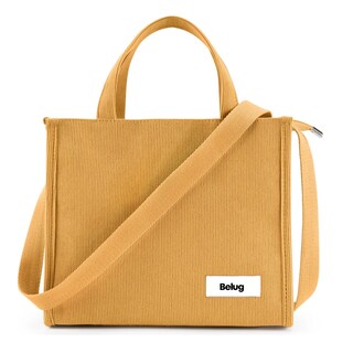 Foto 1 | Foto 1 | Bolso Mujer De Pana Casual Belug  Amarillo