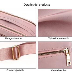 Foto 3 | Foto 3 | Bolso Bandolera Xtellar Pequeño Y Sencillo Con Cremallera Para Mujer