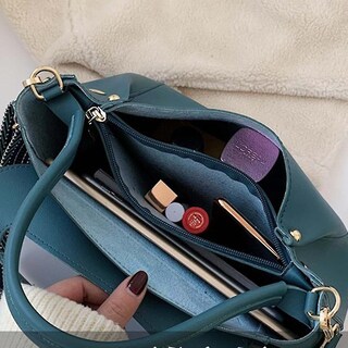 Foto 4 | Foto 4 | Bolsos De Mano Huoguo Bandolera De Piel Bandolera Color Verde Claro - Venta Internacional.