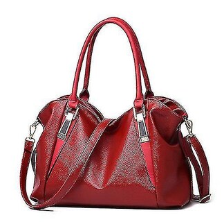 Foto 1 | Foto 1 | Bolso Huoguo  Clásico  Casual  De Moda Para Mujer  Rojo - Venta Internacional.