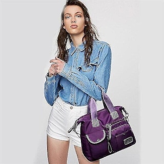 Foto 5 | Foto 5 | Bandolera Huoguo Tela Oxford Impermeable Nailon Color Morado - Venta Internacional.
