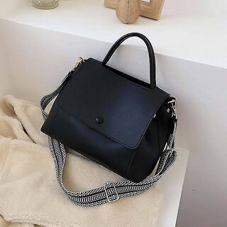 Foto 1 | Foto 1 | Bandolera Huoguo De Piel Para Mujer Color Negro - Venta Internacional.