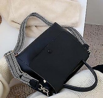 Foto 4 | Foto 4 | Bandolera Huoguo De Piel Para Mujer Color Negro - Venta Internacional.