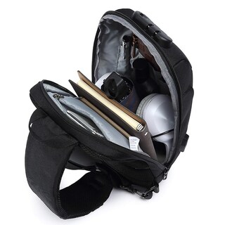 Foto 5 | Foto 5 | Bandolera Ozuko Antirrobo Impermeable De Viaje Para Hombre - Venta Internacional.