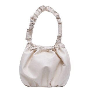 Foto 1 | Foto 1 | Bolso De Mano Huoguo Bolso De Mano De Piel Sintética De Color Puro Para Mujer - Venta Internacional.