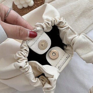 Foto 3 | Foto 3 | Bolso De Mano Huoguo Bolso De Mano De Piel Sintética De Color Puro Para Mujer - Venta Internacional.