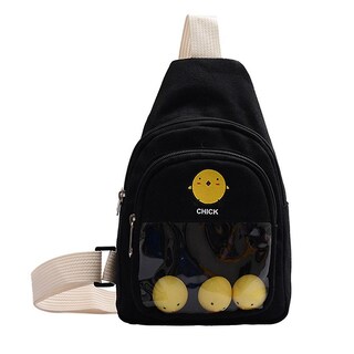 Foto 1 | Foto 1 | Bolso De Pecho Huoguo Lona A La Moda Para Mujer Color Liso - Venta Internacional.