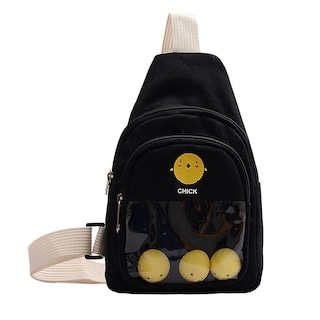 Foto 1 | Foto 1 | Bolso De Pecho Huoguo Lona A La Moda Para Mujer Color Liso - Venta Internacional.