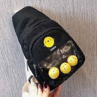 Foto 2 | Foto 2 | Bolso De Pecho Huoguo Lona A La Moda Para Mujer Color Liso - Venta Internacional.