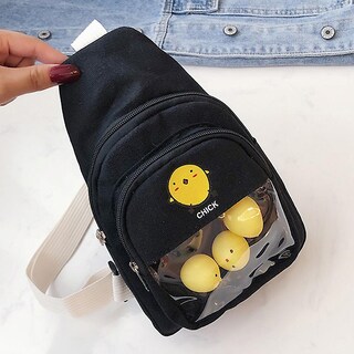 Foto 3 | Foto 3 | Bolso De Pecho Huoguo Lona A La Moda Para Mujer Color Liso - Venta Internacional.
