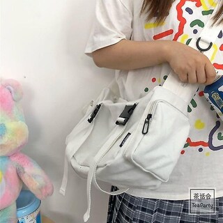 Foto 3 | Foto 3 | Bolso De Mano Huoguo Canvas Work Messenger Blanco 32 X 21 X 14 Cm Para Mujer - Venta Internacional.