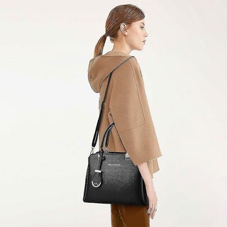 Foto 2 | Foto 2 | Bolso De Hombro Huoguo Para Mujer Tipo Bandolera Negro - Venta Internacional.
