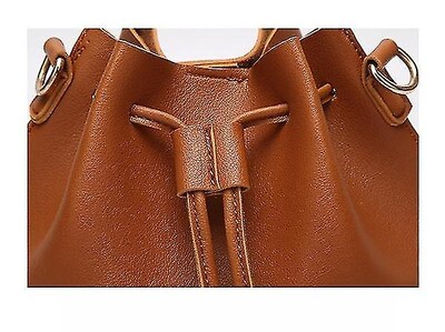 Foto 3 | Foto 3 | Bolso Huoguo Bucket Bag Messenger Bag Verde Para Mujer - Venta Internacional.