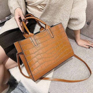 Foto 2 | Foto 2 | Bolso De Mano Huoguo Stone Pattern Luxury Brand Para Mujer Negro - Venta Internacional.