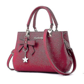 Foto 2 | Foto 2 | Bolso De Mano Huoguo Estilo Europeo Y Americano Para Mujer Rosa - Venta Internacional.