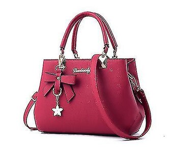 Foto 3 | Foto 3 | Bolso De Mano Huoguo Estilo Europeo Y Americano Para Mujer Rosa - Venta Internacional.