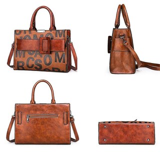 Foto 3 | Foto 3 | Bolsos Huoguo Cinturón Ligero Con Letras De Lujo De Alta Calidad Marrón - Venta Internacional.