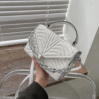 Foto 1 | Foto 1 | Bolso Huoguo Para Mujer Bolso De Hombro De Diseñador De Lujo Blanco - Venta Internacional.