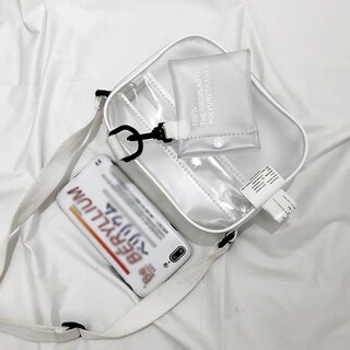 Foto 5 | Foto 5 | Bolso De Mano Huoguo  A La Moda Para Mujer  Color Liso  Gelatina  Pvc  20 X 5 X 15 Cm - Venta Internacional.