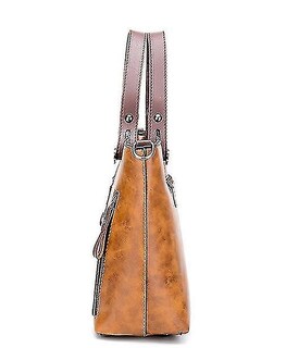 Foto 4 | Foto 4 | Bolso De Hombro Huoguo Vintage De Piel Sintética Para Mujer Rosa Claro - Venta Internacional.