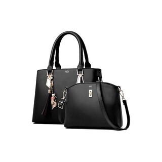 Foto 1 | Foto 1 | Set 2 Bolsas Mujer Bandolera Eo Safe Imports Esi-21280 Color Negro