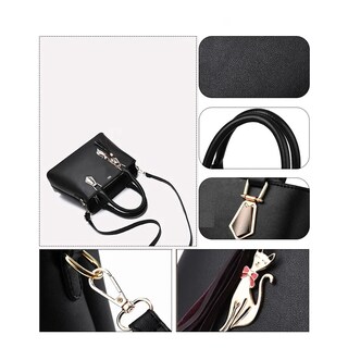 Foto 3 | Foto 3 | Set 2 Bolsas Mujer Bandolera Eo Safe Imports Esi-21280 Color Negro