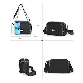 Foto 2 | Foto 2 | Bolsa Bandolera Mujer Moda Dama Crossbody Gran Capacidad Eo Safe Imports Esi-21291 Negro