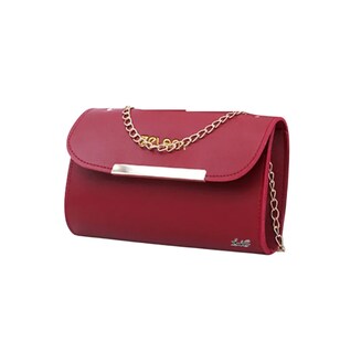 Foto 3 | Foto 3 | Set De Bolsas Lab.g Bandolera Mujer Cosmetiquera Cartera Rojo (bordo)