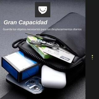 Foto 4 | Foto 4 | Bolsa Bandolera Deportiva E Impermeable Eo Safe Imports Esi-21355 Negro