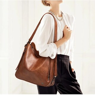 Foto 4 | Foto 4 | Set 2 Bolsas De Mano Bandolera Hombro Para Mujer + Cartera Eo Safe Imports Esi-21348 Marron