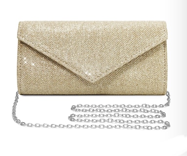 Foto 1 | Foto 1 | Bolso Dorado de Noche para Mujer