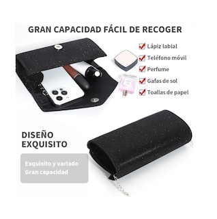 Foto 3 | Foto 3 | Bolso Negro de Noche para Mujer