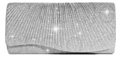 Foto 1 | Foto 1 | Bolso De Noche Xtellar Plata Brillante