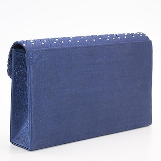Foto 5 | Foto 5 | Bolso De Mano Huoguo Satin Diamante Para Mujer Azul Marino 21x13x5 Cm - Venta Internacional.