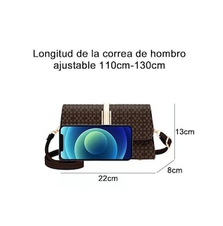 Foto 3 | Foto 3 | Bolso Pequeño Crossbody BELUG color Café para Mujer