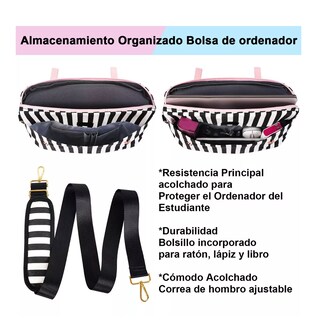 Foto 5 | Foto 5 | Maletín para Laptop 15.6 Belug Rosa para Mujer