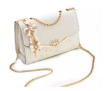 Foto 1 | Foto 1 | Bolso De Mano Crossbody Pequeño Blanco para Mujer