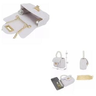 Foto 2 | Foto 2 | Mini Bolsa Crossbody Monedero Cute Casual Blanco para Niña