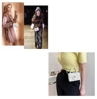 Foto 3 | Foto 3 | Mini Bolsa Crossbody Monedero Cute Casual Blanco para Niña
