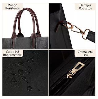Foto 3 | Foto 3 | Bolso Crossbody de Mano Casuales Negro para Mujer