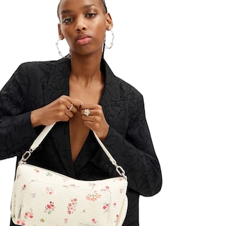 Foto 5 | Foto 5 | Bolso M Textura Flores Desigual