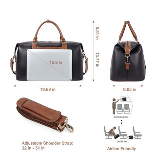 Foto 2 | Foto 2 | Bolsa De Viaje De Piel Weekender Bag Cluci Para Mujer - Venta Internacional.