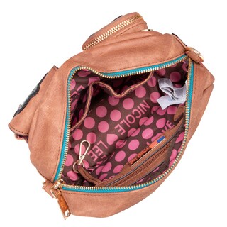 Foto 3 | Foto 3 | Bolsa Cruzada Nicole Lee Mezclilla y Parches Bordados