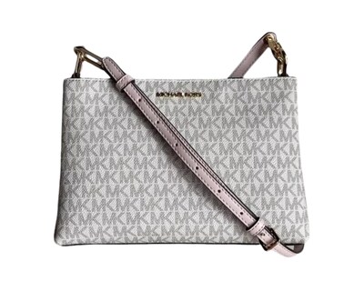 Foto 5 | Foto 5 | Bolsa Michael Kors Trisha Logo Crossbody 35h1g9tc8b Blanca